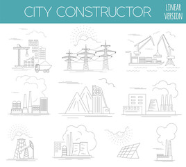 Great city map creator. House constructor. Infrastructure, indus