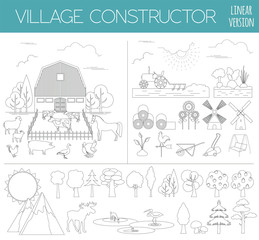 Great city map creator. House constructor. House, cafe, restaura