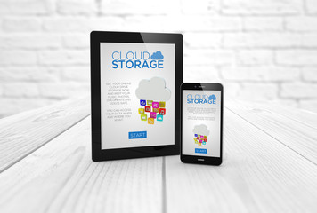 cloud storage tablet and smart phone