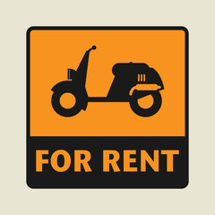 For Rent icon or sign