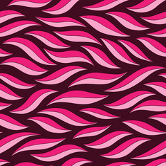 abstract two-tone pink leaves
