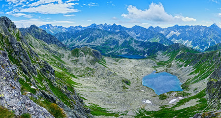Summer Tatra Mountain panorama, Poland
