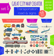 Great city map creator. House constructor. House, cafe, restaura