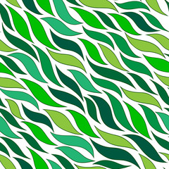green abstract colorful leaves