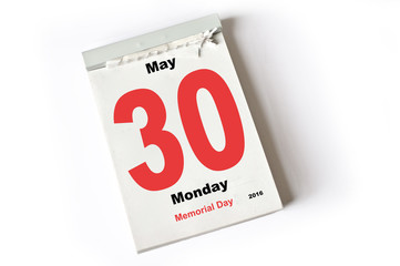 30. May 2016 Memorial Day