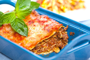 Frischgemachte Lasagne 
