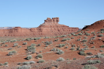 Fototapeta na wymiar Red Rocks in Navajo Monument Valley, Utah USA 