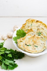 pancakes with mushrooms