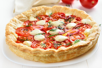 Tomatoes pie