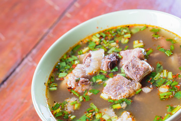 Spicy Hot and Sour Soup with Beef
