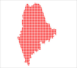 Red Dot Map of Maine