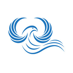 Fototapeta na wymiar abstract eagle logo