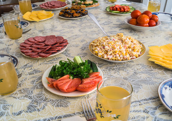 Various foods