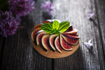 Tartelette à la figue fraîche