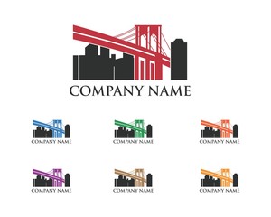 Obraz premium Brooklyn Town Logo