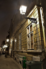 Naklejka na ściany i meble Square at night 