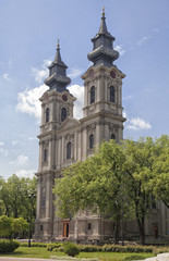 Fototapeta na wymiar Cathedral of St Teresa Avila in Subotica