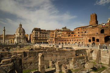 Fototapeta premium Remains of The Forum of Augustus