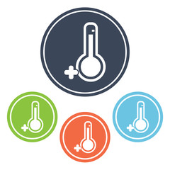 Temperature above zero icon