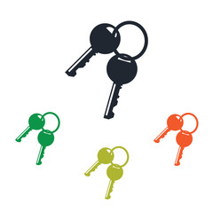 A set of keys icon