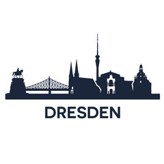 Dresden City Skyline