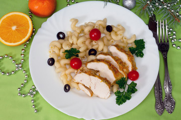 Fillet in orange-ginger marinade New Year's Eve