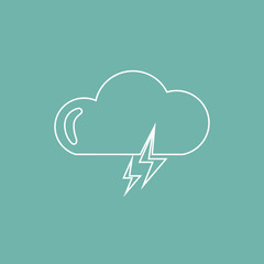 Storm weather icon