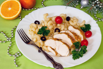 Fillet in orange-ginger marinade New Year's Eve