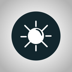 Sunny weather icon