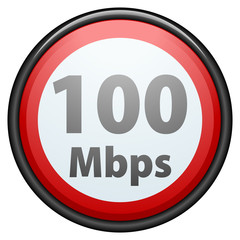 Restricting speed to 100 Mbps