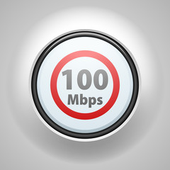Restricting speed to 100 Mbps