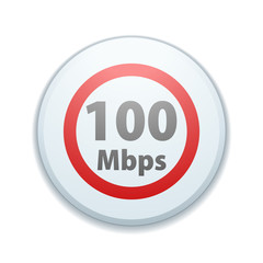 Restricting speed to 100 Mbps