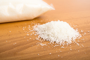 Grated coconut
