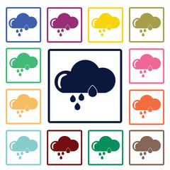 Rainy weather icon