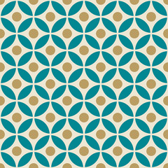 minimalistic vectror floral pattern