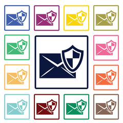 Protection of correspondence icon