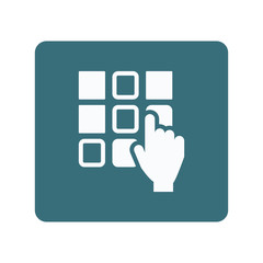 Security code icon