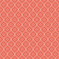 coral pink isometric grid background
