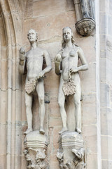 Adam und Eva Relief