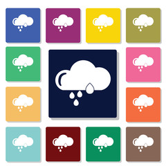 Rainy weather icon