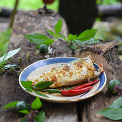 stewed fish with fish sauce in vietnamese traditional style
