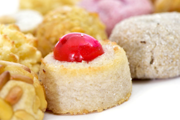 panellets, typical pastries of Catalonia, Spain, eaten in All Sa