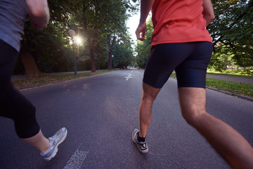 couple jogging