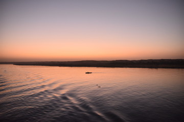 Fototapeta na wymiar Sonnenuntergang am Nil