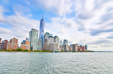 Fototapeta premium View of New York City in a sunny day.