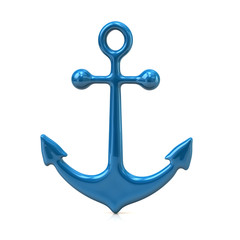 Blue anchor icon © valdis torms