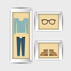 clothes and frame design