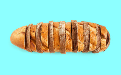 Sliced mixed bread