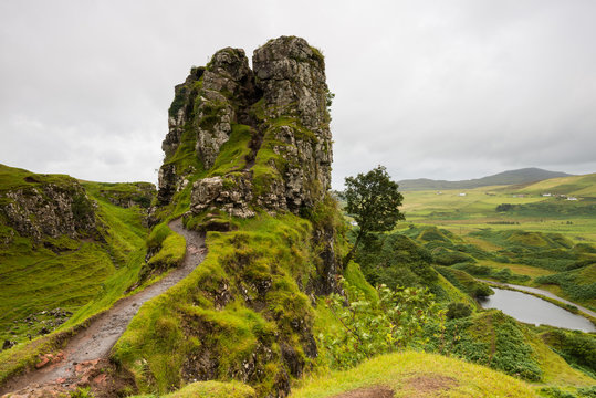 The Fairy Glen on Isle of Skye, Scotland