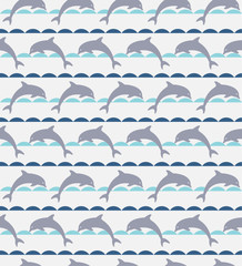 Fototapeta premium delphin muster
